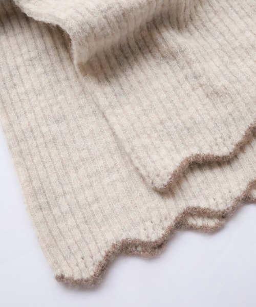 Crisp（クリスプ）の「アクセントヘムリブニットパンツ（その他パンツ・レディース・アイボリー/ブラウン・FREE）」の20枚目の写真