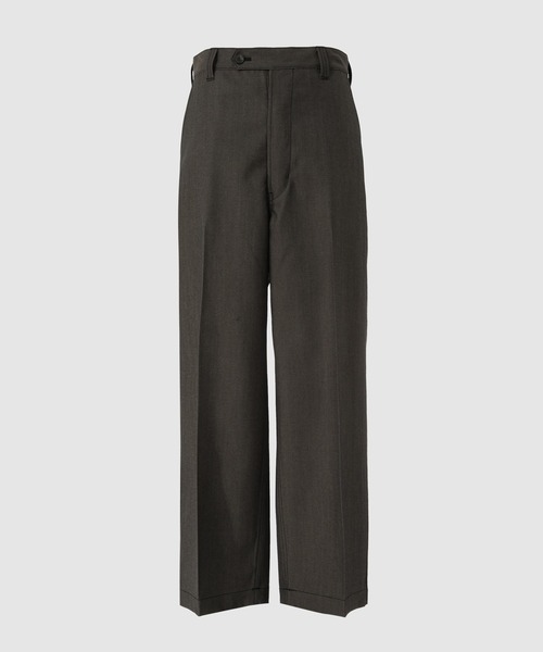 COMME des GARCONS HOMME（コム デ ギャルソン・オム）の「WOOL POPLIN CENTER CREASE PANTS（その他パンツ・メンズ・ブラック/ネイビー/チャコールグレー・L/M/S/XS）」の2枚目の写真