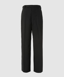 WOOL POPLIN CENTER CREASE PANTS