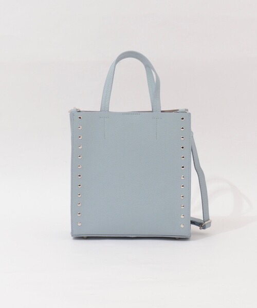 NOLLEY’S（ノーリーズ）の「スタッズトートバッグ（トートバッグ・レディース・サックスブルー/ブラック・FREE）」の2枚目の写真