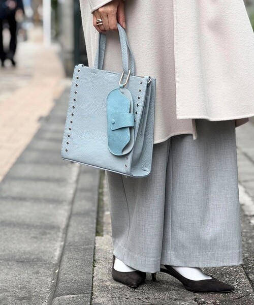 NOLLEY’S（ノーリーズ）の「スタッズトートバッグ（トートバッグ・レディース・サックスブルー/ブラック・FREE）」の18枚目の写真