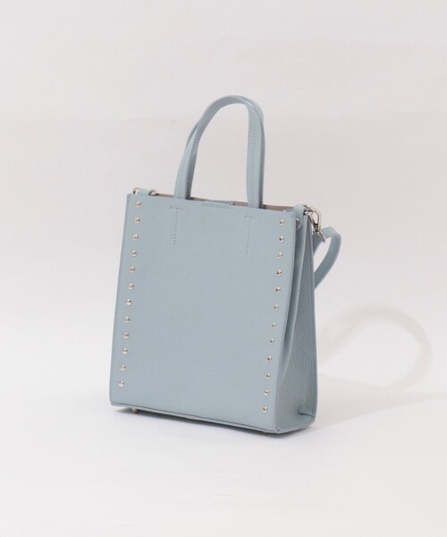 NOLLEY’S（ノーリーズ）の「スタッズトートバッグ（トートバッグ・レディース・サックスブルー/ブラック・FREE）」の8枚目の写真