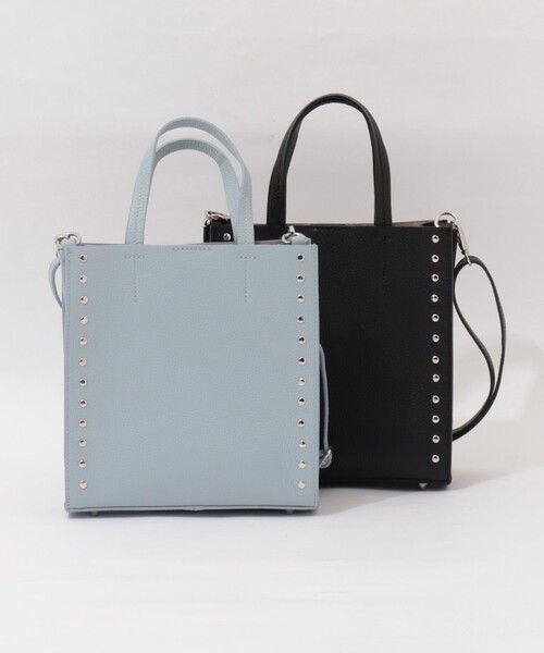 NOLLEY’S（ノーリーズ）の「スタッズトートバッグ（トートバッグ・レディース・サックスブルー/ブラック・FREE）」の15枚目の写真