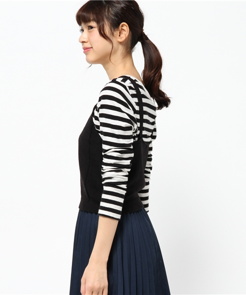 Kastane（カスタネ）の「ニットキャミ（ニット/セーター・レディース・ベージュ/グレー/ブラック・FREE）」の8枚目の写真