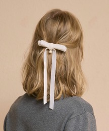 EIMY ISTOIRE | ベロアリボンチャームバレッタ(バレッタ/ヘアクリップ)