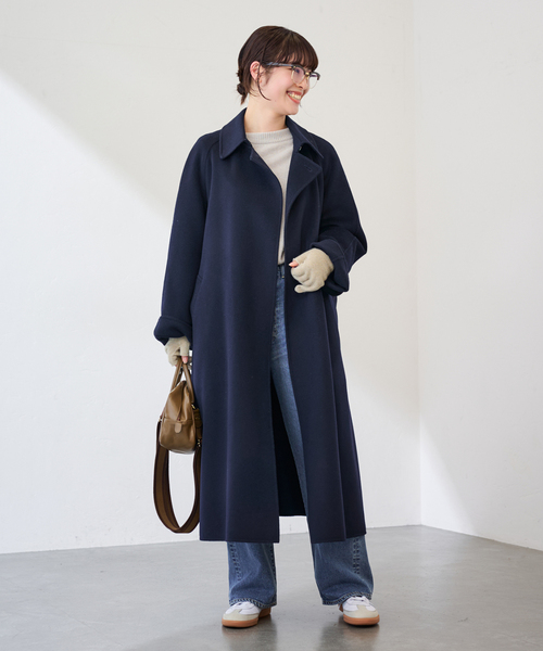 FRAMeWORK（フレームワーク）の「William Brunton ロングカーフグローブオープンターム（手袋・レディース・チャコールグレー/レッド/ライトグリーン/ベージュ・FREE）」の7枚目の写真