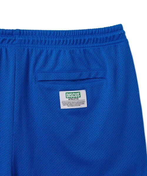 DISCUS ATHLETIC(ディスカス アスレチック)の「レターロゴメッシュショーツブルー(その他パンツ・レディース・その他・LARGE/MEDIUM/X-LARGE)」の6枚目の写真