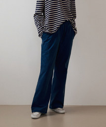 HANE（ハネ）の「トレースブーツカットバンディングパンツ_Sand Denim（スラックス）」