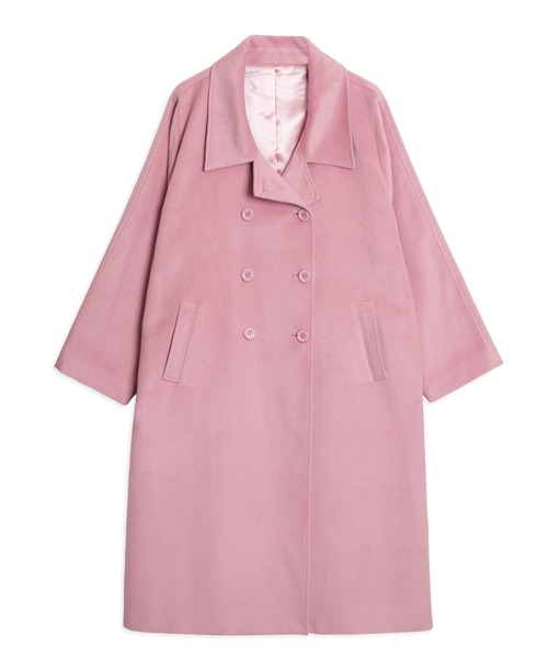 PUNYUS（プニュズ）の「ダブルロングコート（その他アウター・レディース・ピンク/ブラウン/ブラック・1/5/4/3/2）」の19枚目の写真