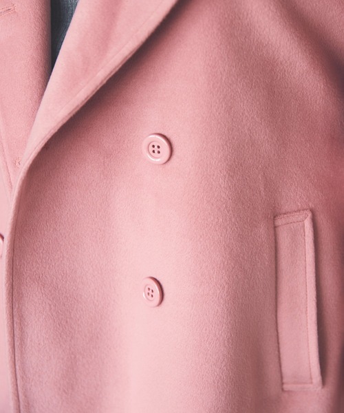 PUNYUS（プニュズ）の「ダブルロングコート（その他アウター・レディース・ピンク/ブラウン/ブラック・1/5/4/3/2）」の12枚目の写真