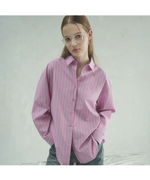 Fraise Unbalance Stripe Shirt - 2COL