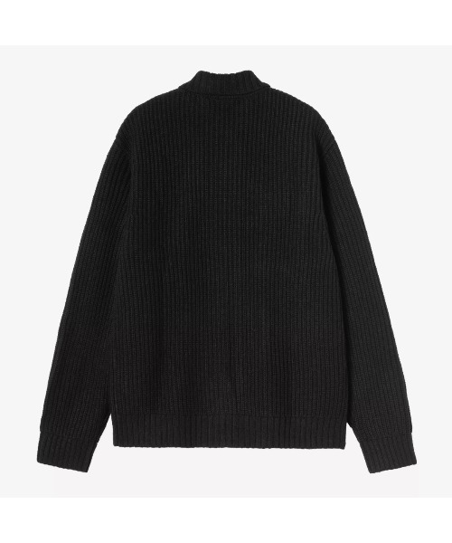 Carhartt WIP（カーハートダブリューアイピー）の「Carhartt WIP CHORE KNIT JACKET（カーハートワークインプログレス チョア ニット ジャケット）（ニット/セーター・メンズ・ブラウン系/ブラック・SMALL/MEDIUM/LARGE/X-LARGE）」の4枚目の写真