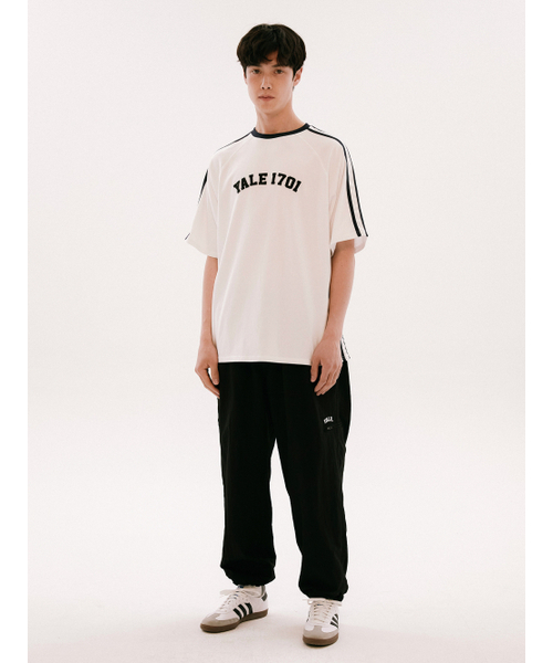 YALE(イェール)の「アプリケテーピングラグラン半袖Tシャツホワイト(Tシャツ/カットソー・レディース・その他・SMALL/X-LARGE/LARGE/MEDIUM)」の6枚目の写真