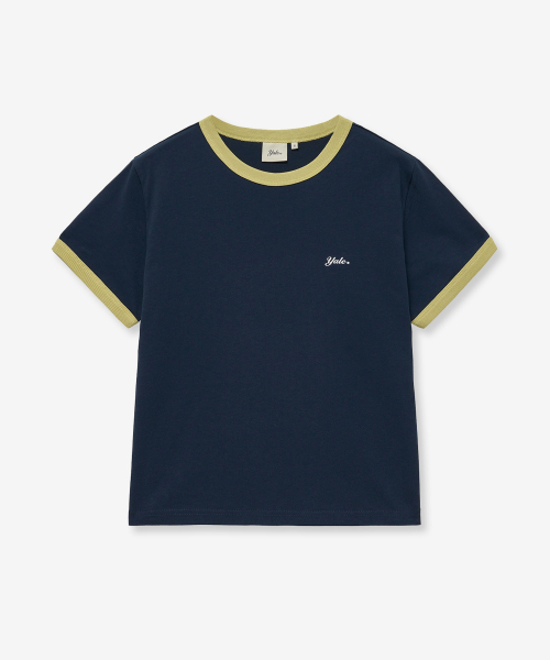 YALE(イェール)の「ウィメンズリンガーTシャツ_ネイビー(Tシャツ/カットソー・レディース・その他・SMALL/MEDIUM)」の1枚目の写真