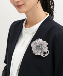 Honeys（ハニーズ）の「パール使いコサージュ（ブローチ/コサージュ）」
