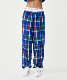 FROM ARLES（フロムアルル）の「Blue Check Boy Track Pants / BLUE（スウェットパンツ）」