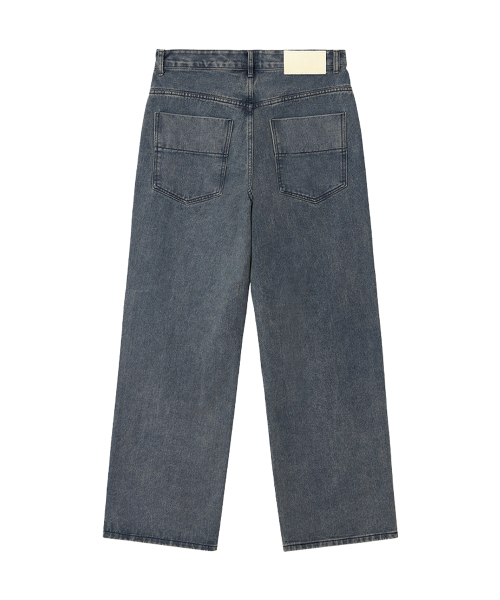 DECET(デケト)の「Mid Rise Wide Jeans DCPT027STNGRBlue(デニムパンツ・レディース・その他・34/32/30/26/28)」の6枚目の写真
