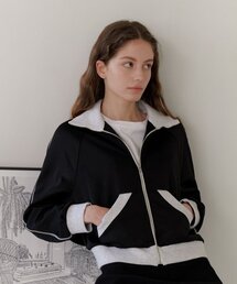 YUPPE（ヨッペ）の「YUPPE COLOR ZIP-UP_BLACK（スウェット）」