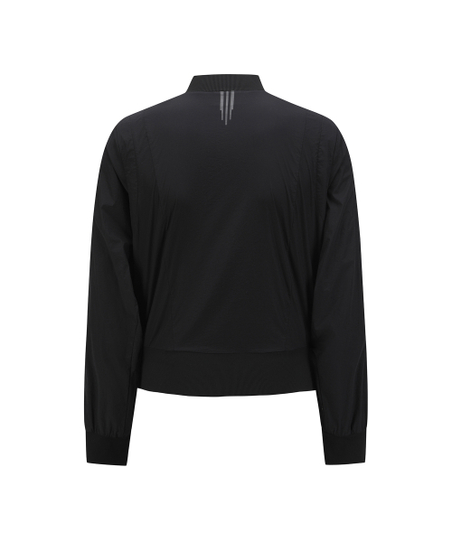 ANEW GOLF(アニューゴルフ)の「WOMEN SM BLACK FINISH MA-1 JACKET_BK(ナイロンジャケット・レディース・その他・LARGE/MEDIUM/SMALL/X-SMALL)」の2枚目の写真