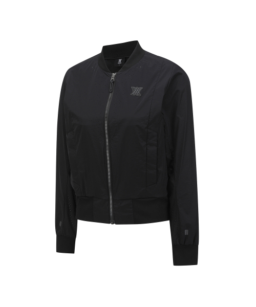 ANEW GOLF(アニューゴルフ)の「WOMEN SM BLACK FINISH MA-1 JACKET_BK(ナイロンジャケット・レディース・その他・LARGE/MEDIUM/SMALL/X-SMALL)」の3枚目の写真