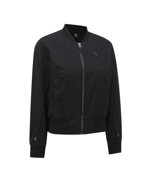 ANEW GOLF(アニューゴルフ)の「WOMEN SM BLACK FINISH MA-1 JACKET_BK(ナイロンジャケット・レディース・その他・LARGE/MEDIUM/SMALL/X-SMALL)」の4枚目の写真