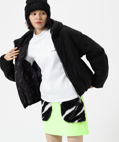 セール】【Jack Bunny!!】カレンダータフタ中綿フーディブルゾン