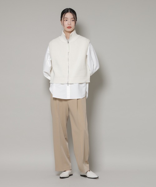 NANO universe(ナノユニバース)の「コットンライクタイプライターベーシックシャツ(シャツ/ブラウス・レディース・ベージュ/ブルー/ホワイト・FREE)」の11枚目の写真