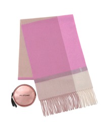 JILL STUART | 【数量限定】ノベルティ付き カシミヤチェックマフラー(マフラー)