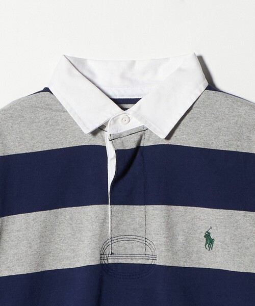 POLO RALPH LAUREN(ポロ ラルフ ローレン)の「【販路限定モデル】<POLO RALPH LAUREN>ポロ ラグビー シャツ(Tシャツ/カットソー・メンズ・オレンジ/ネイビー・L/M)」の11枚目の写真