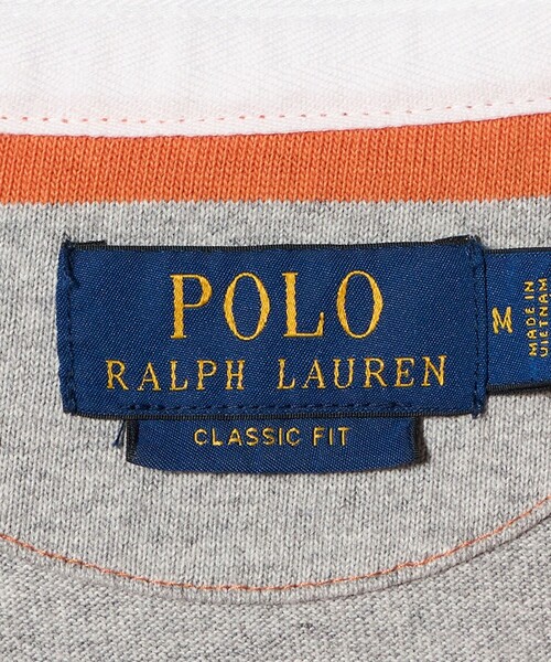POLO RALPH LAUREN(ポロ ラルフ ローレン)の「【販路限定モデル】<POLO RALPH LAUREN>ポロ ラグビー シャツ(Tシャツ/カットソー・メンズ・オレンジ/ネイビー・L/M)」の14枚目の写真