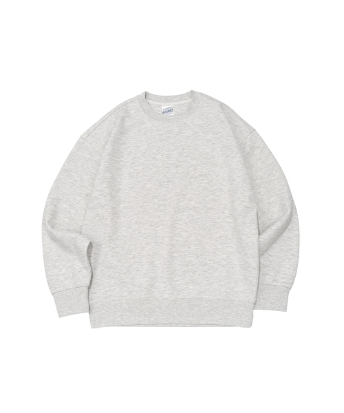 BECANVAS(ビキャンバス)の「BECANVAS SPECIAL INTERLOCK OVERFIT MTM (LIGHT MELANGE)(スウェット・レディース・ライトグレー・LARGE/MEDIUM/SMALL/X-LARGE)」の1枚目の写真