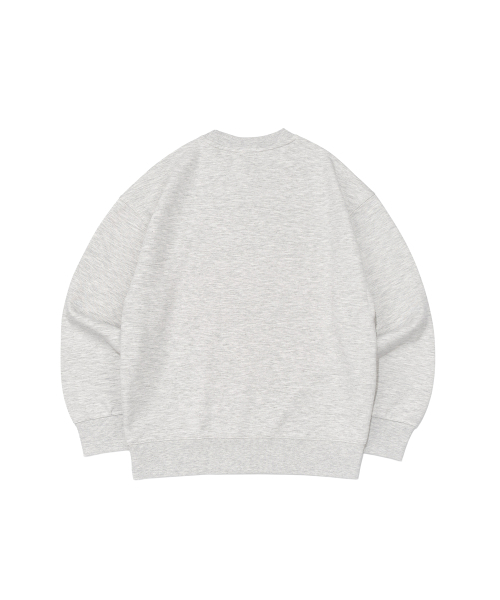BECANVAS(ビキャンバス)の「BECANVAS SPECIAL INTERLOCK OVERFIT MTM (LIGHT MELANGE)(スウェット・レディース・ライトグレー・LARGE/MEDIUM/SMALL/X-LARGE)」の2枚目の写真