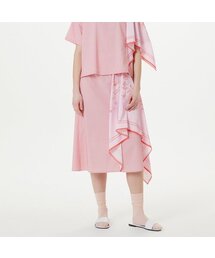 the studio k（ ）の「スカーフレイヤードスカート（ピンク）（スカート）」