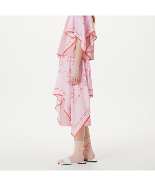 the studio kの「スカーフレイヤードスカート（ピンク）（スカート・レディース・その他・SMALL/MEDIUM）」の2枚目の写真