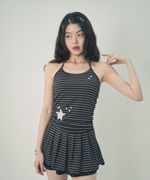 MIHEV（ミヘブ）の「ストライプホルターネックトップス（Tシャツ/カットソー・レディース・その他・FREE）」の13枚目の写真