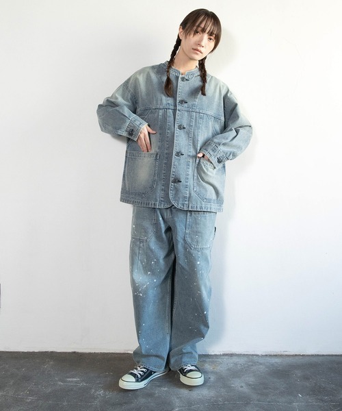 O0751 サスペンダーマルシェパンツ（サロペット/オーバーオール