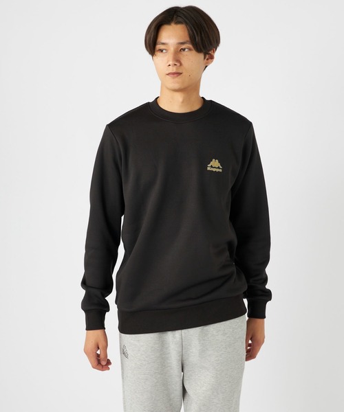 Kappa(カッパ)の「PE裏起毛スウェットトレーナー(スウェット・メンズ・ネイビー/ブラック/杢グレー・LARGE/MEDIUM/X-LARGE)」の12枚目の写真
