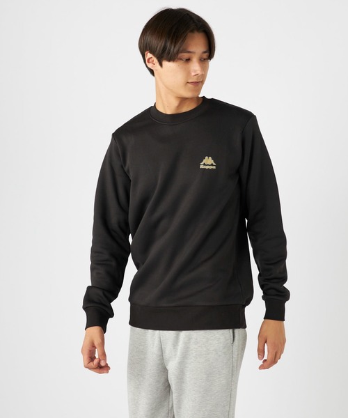 Kappa(カッパ)の「PE裏起毛スウェットトレーナー(スウェット・メンズ・ネイビー/ブラック/杢グレー・LARGE/MEDIUM/X-LARGE)」の13枚目の写真