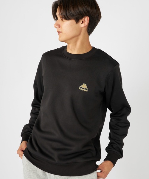 Kappa(カッパ)の「PE裏起毛スウェットトレーナー(スウェット・メンズ・ネイビー/ブラック/杢グレー・LARGE/MEDIUM/X-LARGE)」の14枚目の写真