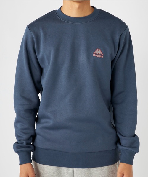 Kappa(カッパ)の「PE裏起毛スウェットトレーナー(スウェット・メンズ・ネイビー/ブラック/杢グレー・LARGE/MEDIUM/X-LARGE)」の8枚目の写真