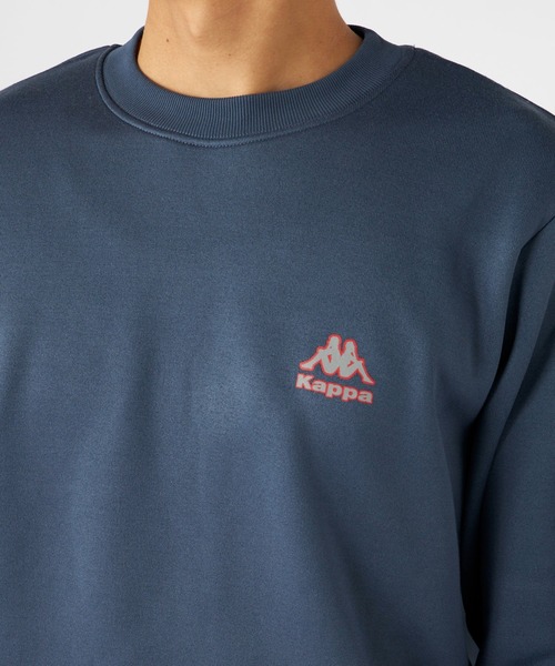 Kappa(カッパ)の「PE裏起毛スウェットトレーナー(スウェット・メンズ・ネイビー/ブラック/杢グレー・LARGE/MEDIUM/X-LARGE)」の11枚目の写真