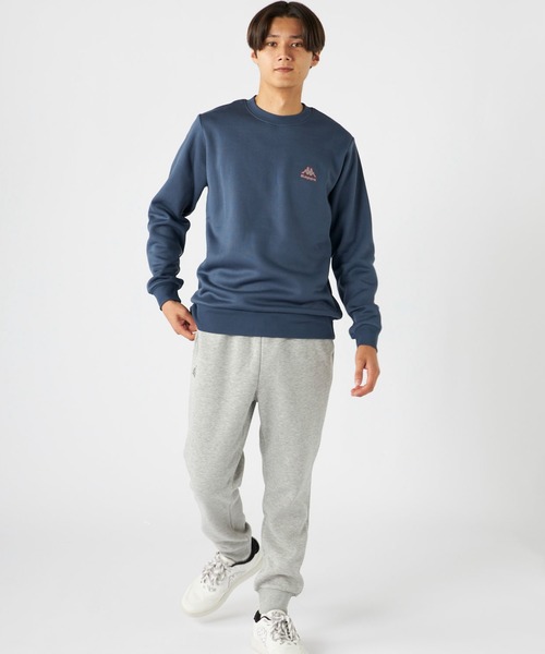 Kappa(カッパ)の「PE裏起毛スウェットトレーナー(スウェット・メンズ・ネイビー/ブラック/杢グレー・LARGE/MEDIUM/X-LARGE)」の6枚目の写真