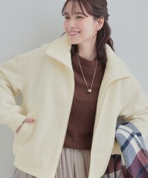 SHOO・LA・RUE | 【S-LL】大人の上品カジュアルに スライバージャケット(ブルゾン)