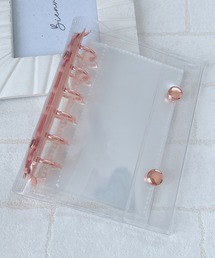 CERCA（チェルカ）の「lulunoix/シール帳 クリアバインダー(透明クリアリフィル10枚付き) N15461（手帳/メモ帳）」