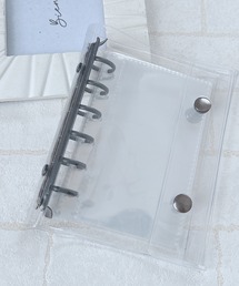 CERCA（チェルカ）の「lulunoix/シール帳 クリアバインダー(透明クリアリフィル10枚付き) N15461（手帳/メモ帳）」