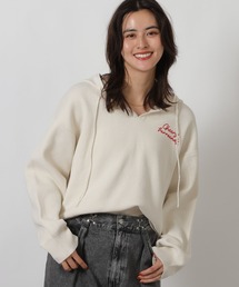 LAKOLE | スウェットライクフードニットプルオーバー / 637695(ニット/セーター)