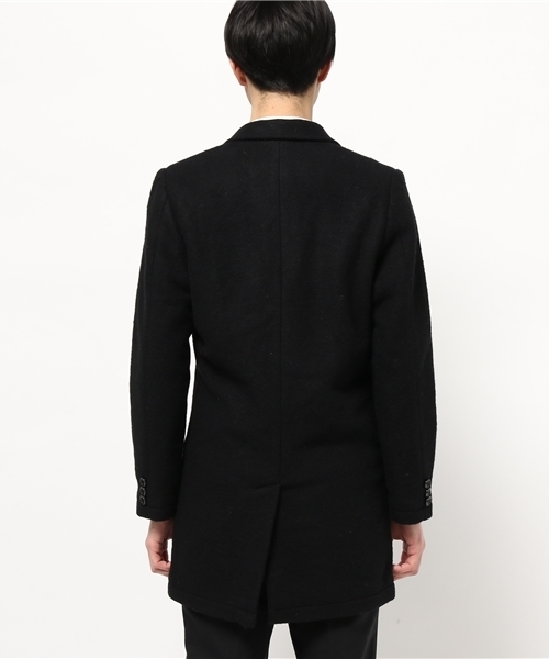 OUTLET(アウトレット)の「【WHO'S WHO gallery】GGスライバーチェスター(チェスターコート・メンズ・ネイビー/グレー/オリーブ/ブラック/アイボリー・MEDIUM/LARGE)」の7枚目の写真
