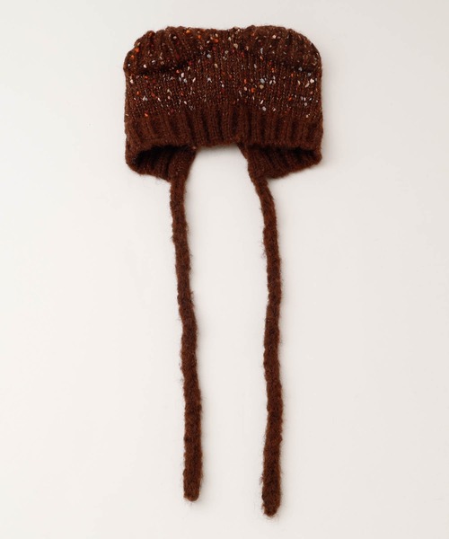 URBAN CHERRY（アーバンチェリー）の「くま耳ニット帽（ニットキャップ/ビーニー・キッズ・ブラウン・FREE）」の13枚目の写真