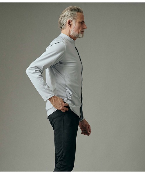 junhashimoto（ジュンハシモト）の「RUSH GUARD SHIRTS（シャツ/ブラウス・メンズ・ホワイト/ライトグレー/ブラック・4/3/5/2）」の16枚目の写真