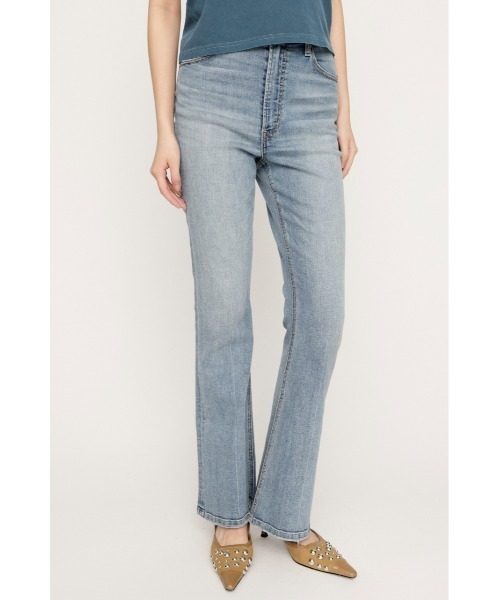 SLY（スライ）の「【新色追加】HW FLARE PT WITH ROICA(R)EF ハイウエスト フレアパンツ ウィズロイカ イーエフ 春服（デニムパンツ・レディース・ブルー/ライトブルー/ダークブルー・26inch/25inch/24inch/23inch/22inch）」の18枚目の写真